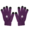 CU6356-TOUCH SCREEN GLOVES-Purple with Black tips